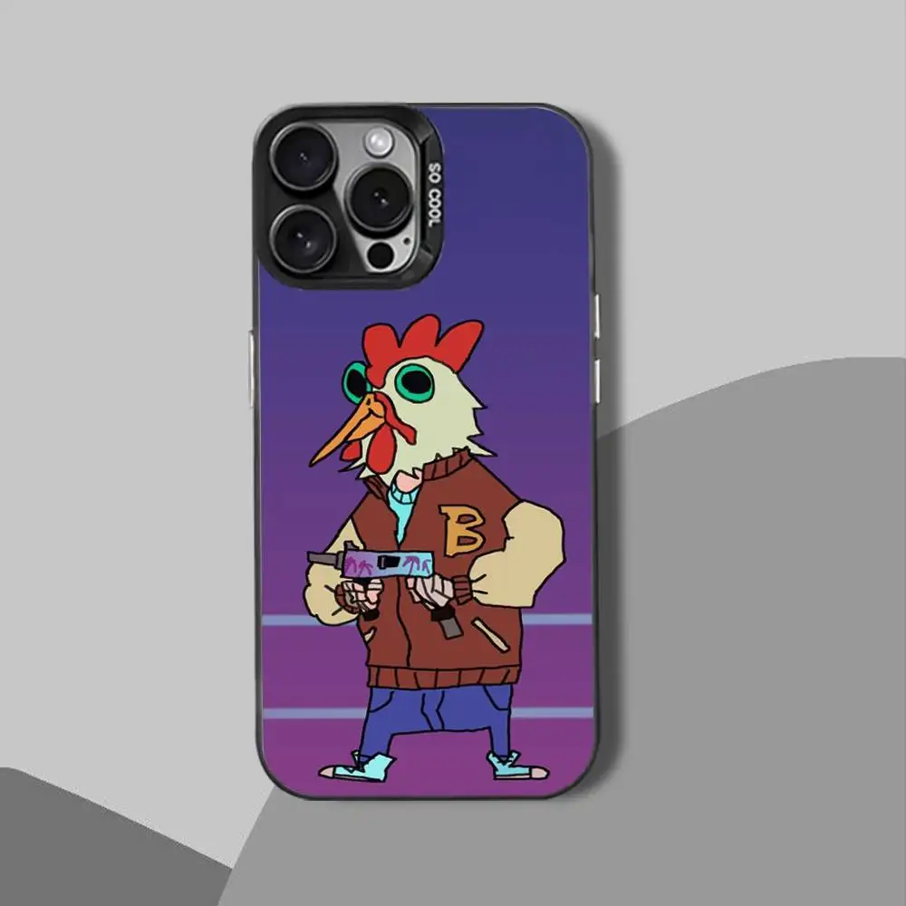 H-Hotline COOL M-MiamiS Funda de teléfono para iPhone 12,16,11,14,13,17,15,E,Max,Plus,Air,Pro,Mini negro a prueba de golpes IMD duro