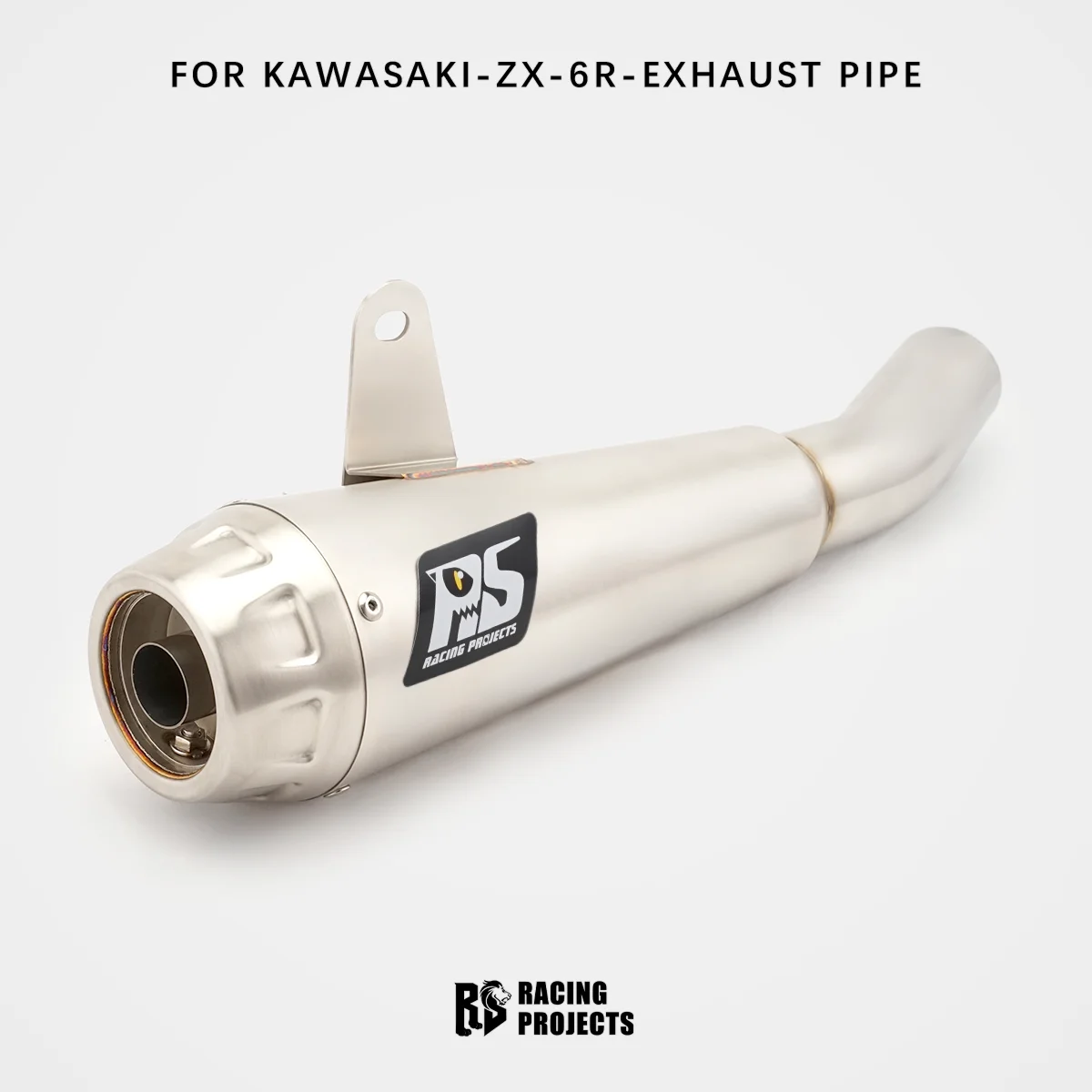 

RS для ZX-6R 636, выхлопная труба мотоцикла, встроенная выхлопная труба из нержавеющей стали, средняя соединительная труба