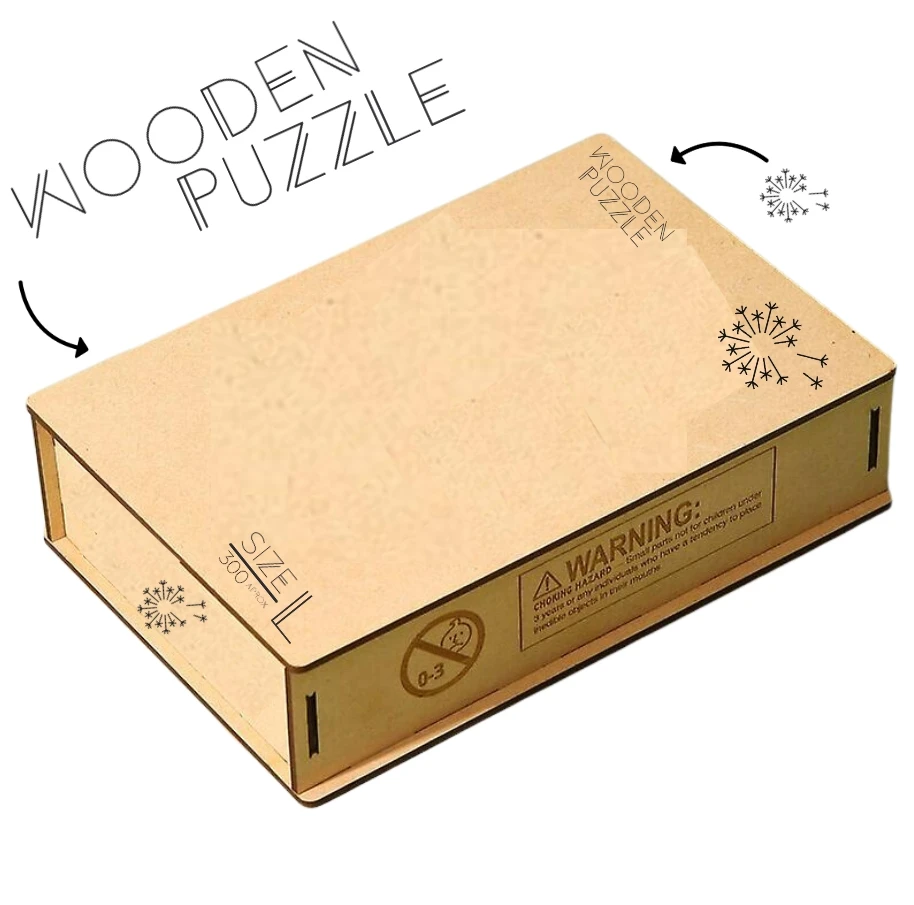 MDF box Wooden Puzzle for VIP Link