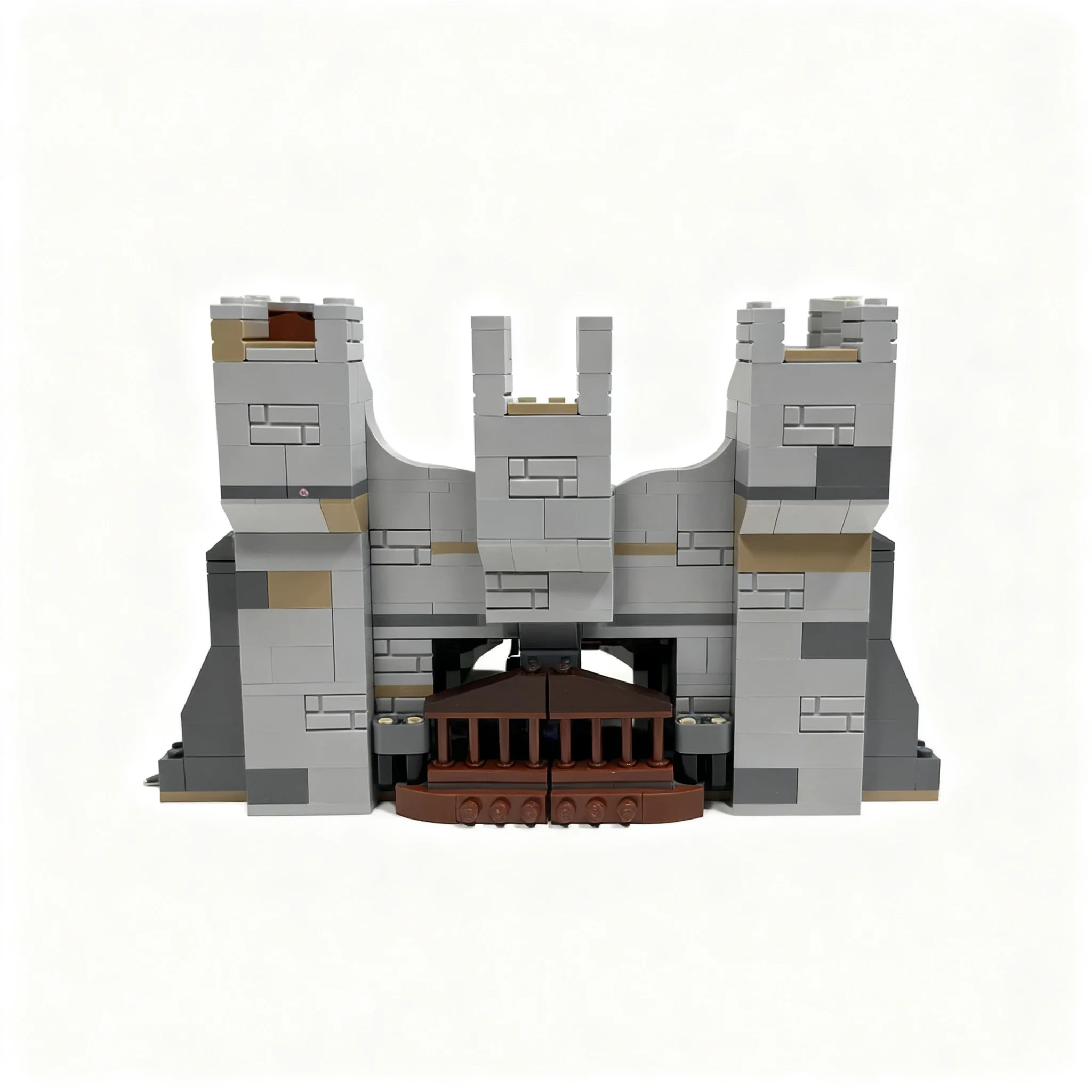 561pcs MOC Fantasy Traveler Ring Mirkwood River Gate Model Building Blocks Architecture Toys Birthday Gifts Assemble DIY Idea