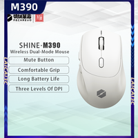 Mechrevo M390 Wireless Gaming Mouse Dual Mode Paw3212 Silent Button Ergonomic Design Comfortable Grip Long Endurance Game Mouse