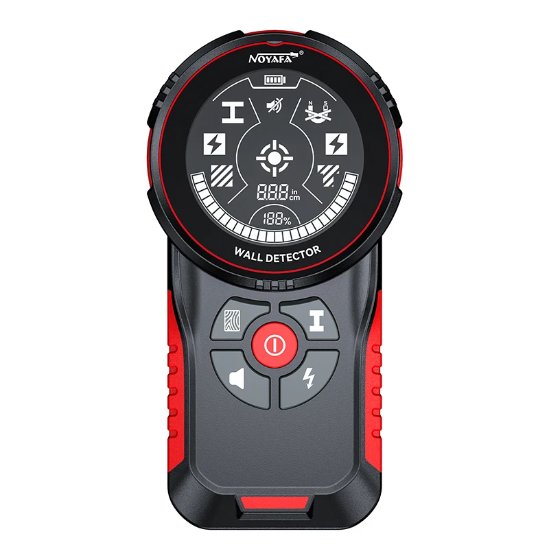 

NF-5102 Wall Scanner 3 in 1 Stud Finder Detects Metal Wood & Live Wires | High Accuracy & Easy to Use