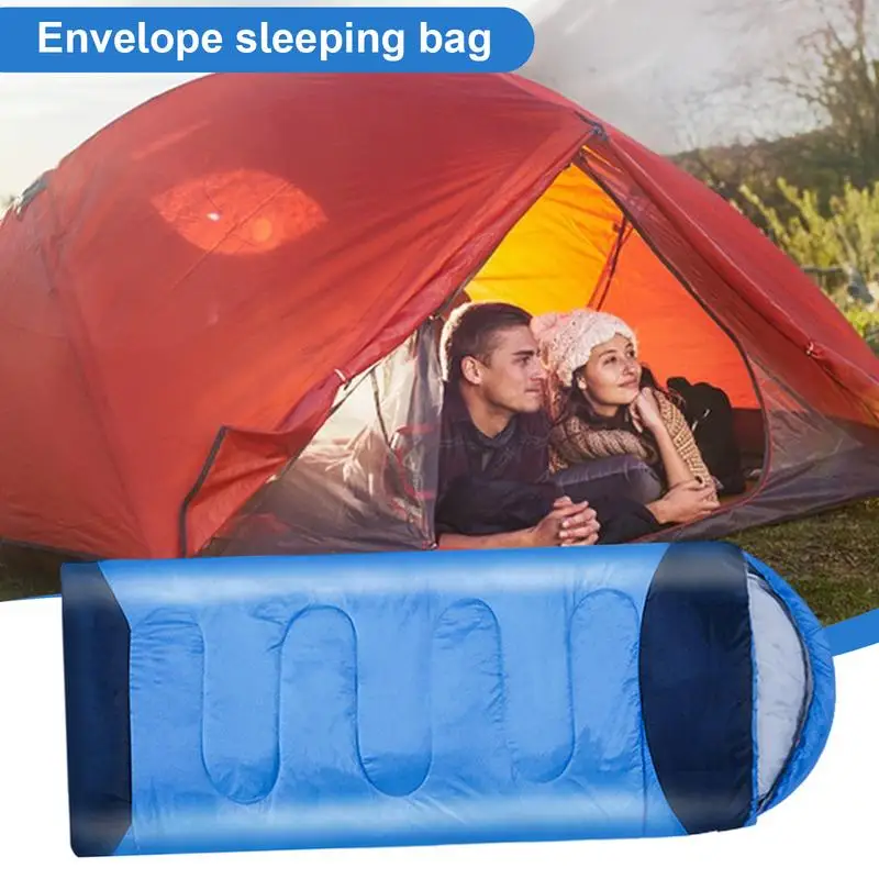 Adult Sleeping Bags Winter Envelope Camp Bedding For Hiking Sleeping Bag Outdoor Machine Washable  Comforters Home Textile