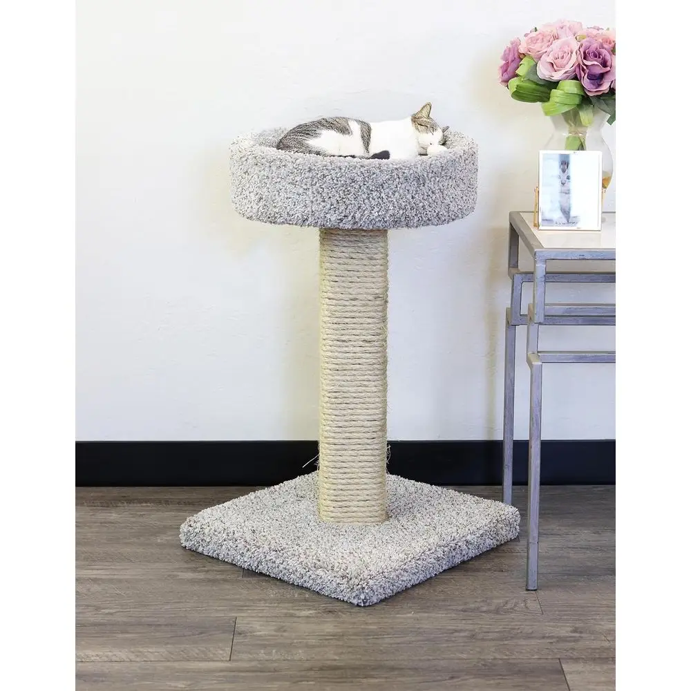 

Elevated Cat Scratching Post with Sisal Perch