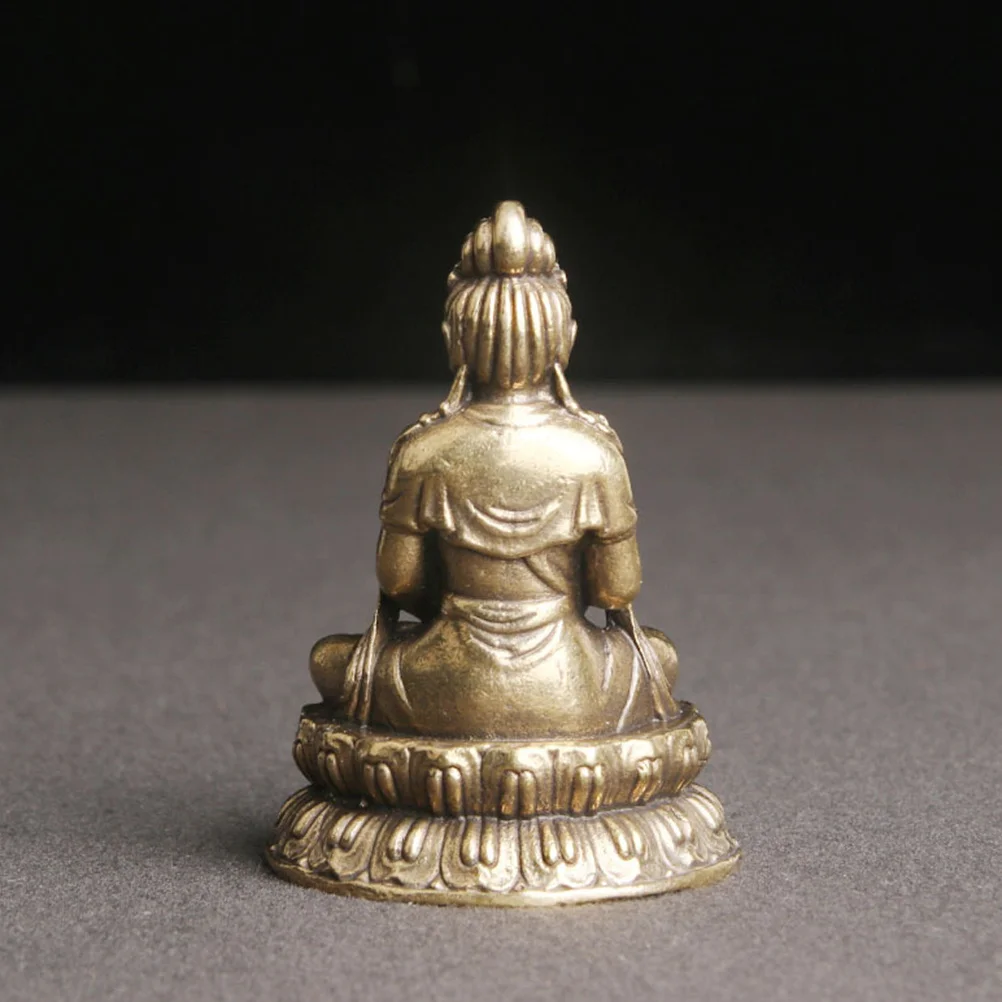 تمثال نحاسي حرفة زخرفية عتيقة للمنزل معبد سطح المكتب ديكور ريترو زينة غرفة المعيشة حديقة شرفة