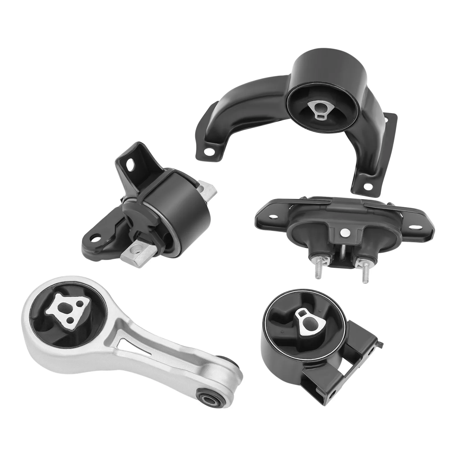 5PCS Engine Mounts & Transmission Mount Set Holder Kit For Dodge Avenger 14-12 2.4L 4 Speed