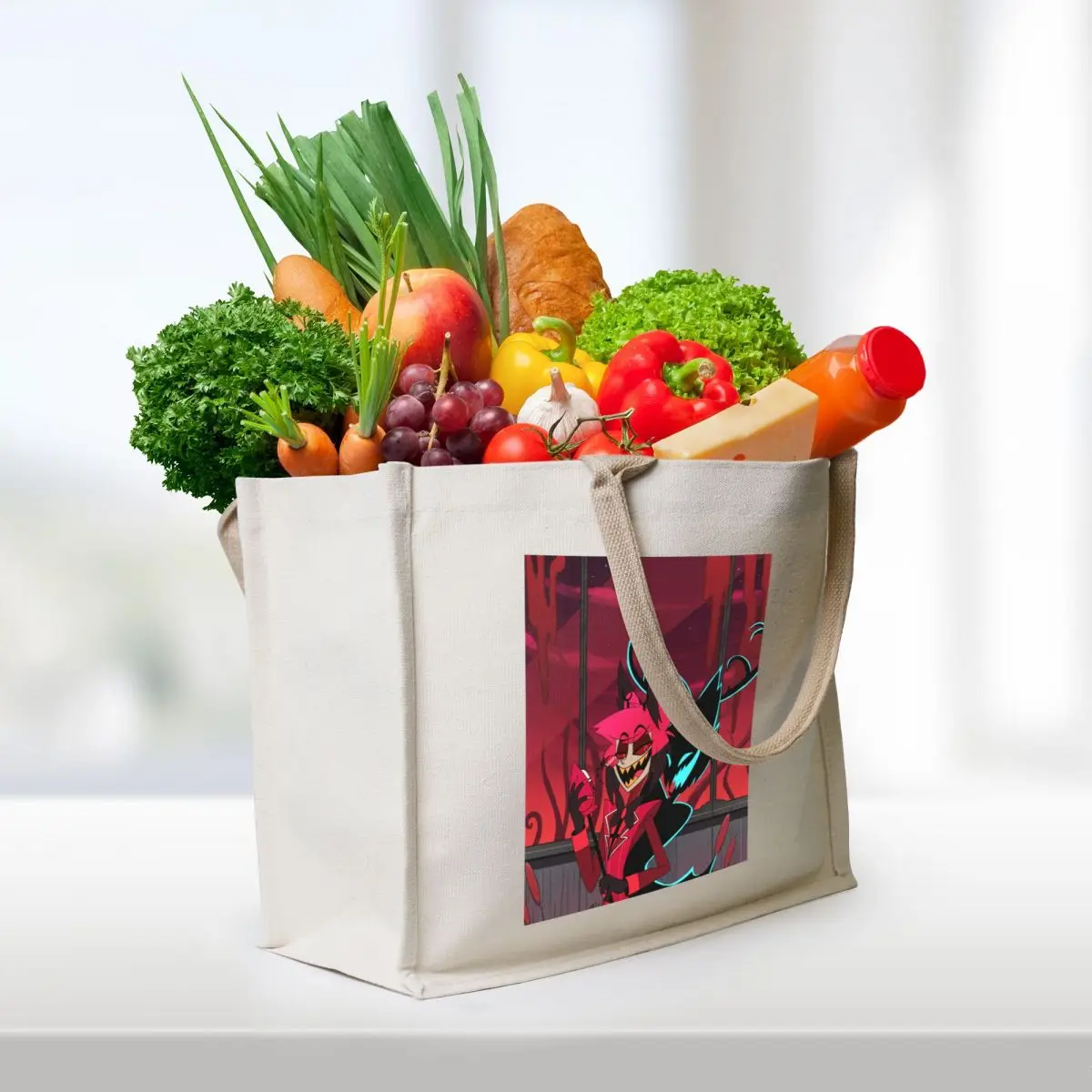 Alastor and his Shadow Tote Bag custom tote bag hand bags Women's shopping bag Women's shopper