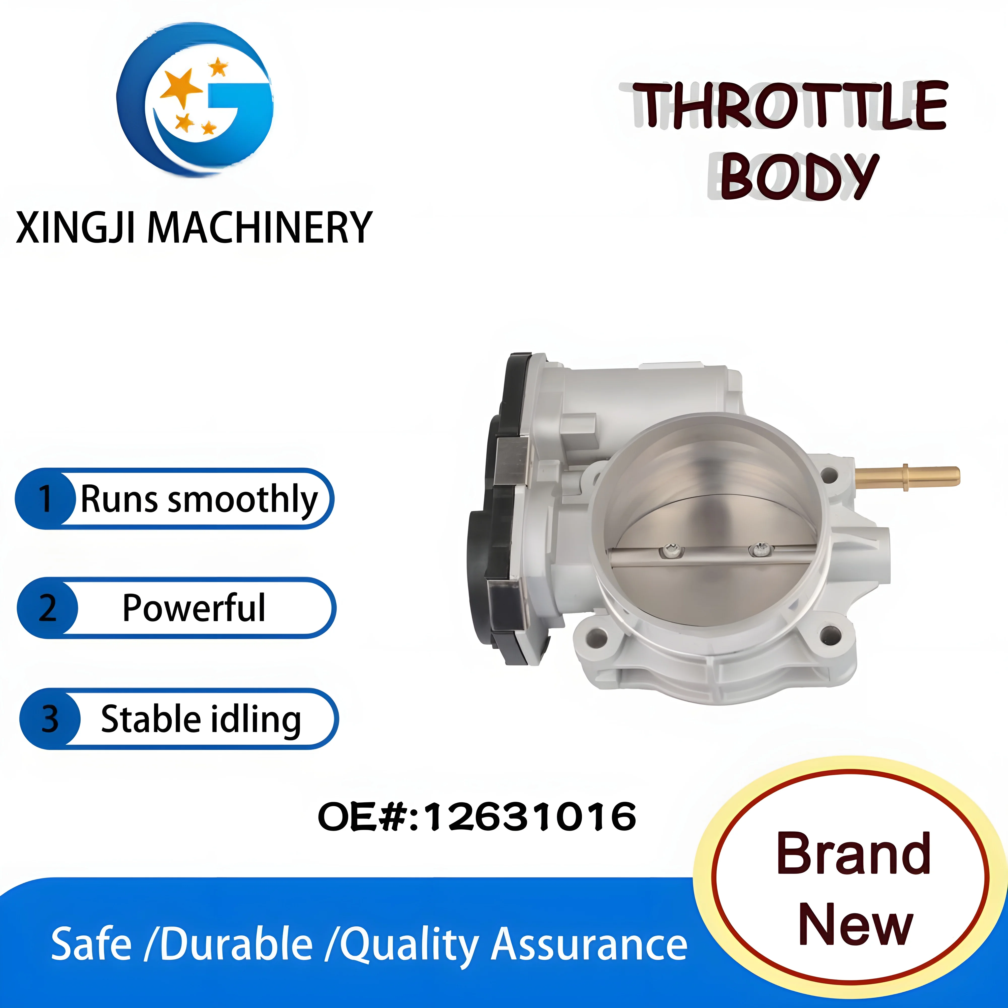 

XingJi Parts Throttle body OE 12631016 F00H600076 12588244 Fit for Buick Allure (09-08) Chevrolet Colorado (12-08)