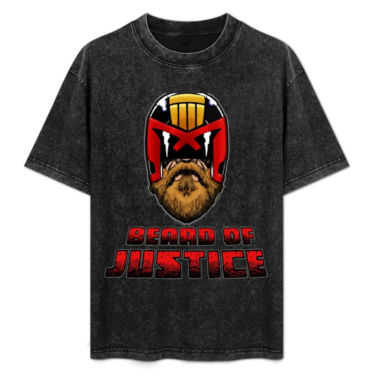 

Beard of Justice - Colour T-Shirt funny t shirts man man t shirts for men casual T-Shirt