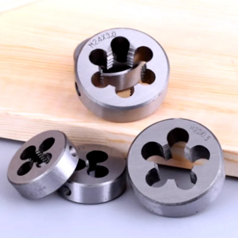 

1PCS HSS Metric Thread Right Left Round Die M42 M45 X4.5 X4 X3 X2 X1.5 X1.25 Screw Threading Dies