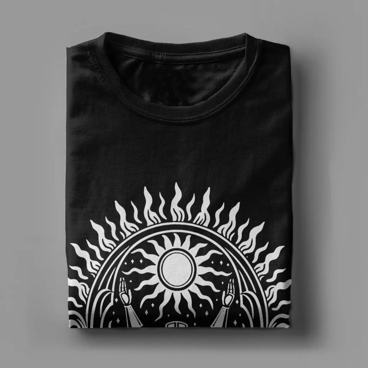 Men\'s Praise The Sun Dark Souls T Shirts 100% Cotton Clothes Creative Short Sleeve Round Collar Tee Shirt Gift Idea T-Shirt