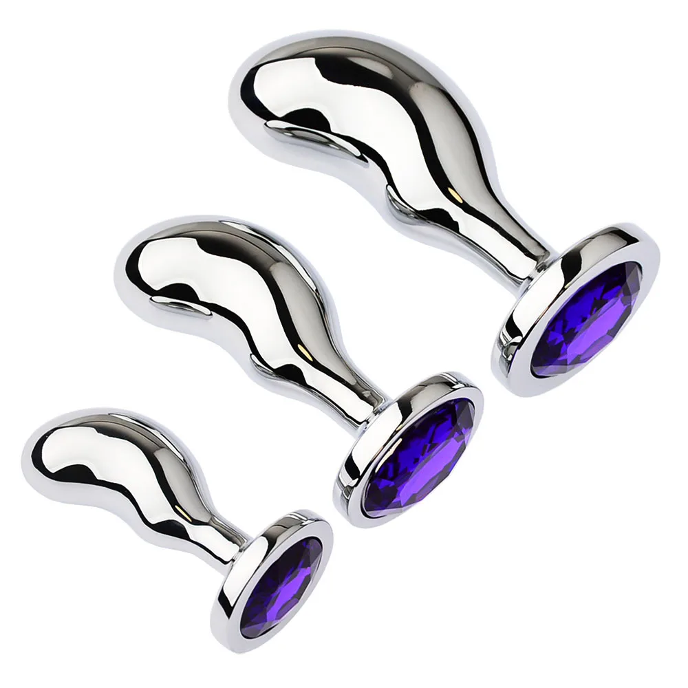 المكونات المعدنية الشرج المدرب الماس دسار المبتدئين Chudai لعبة الجنس الاستمناء الشرج موسع تحفيز مدلك متعة للزوجين #5