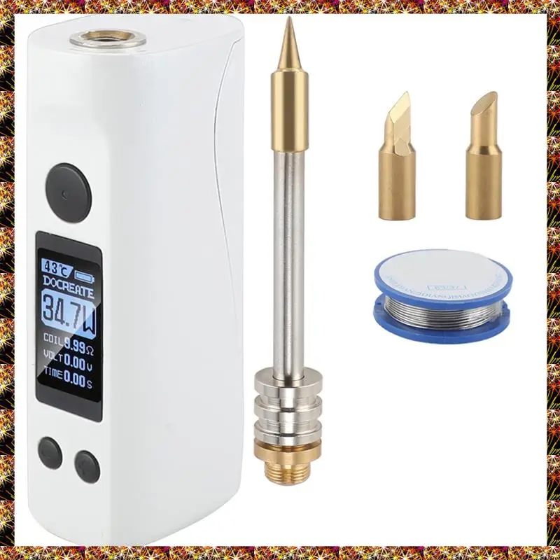 

BTCL Electric Soldering Iron Wireless Soldering Iron 200-500℃ USB Charging Wireless Welding Tool Kit