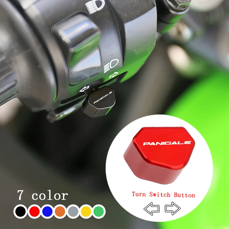 Mototcycle Accessories Switch Button Turn Signal Switch Key Cap For Ducati Panigale 899 959 1299 1199 S R G V4 KN CNC Aluminum