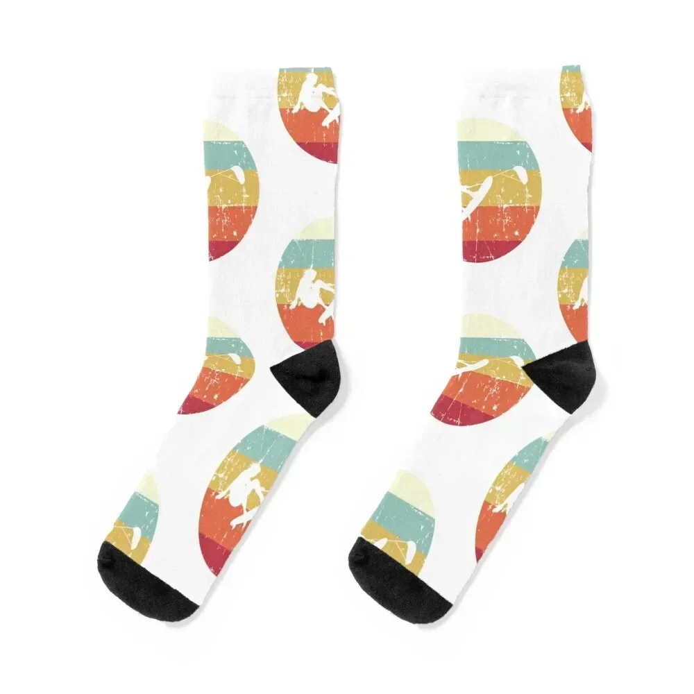 

Kitesurfing Vintage Style Retro Sunset for Sport Lover Socks Heating sock happy hockey Socks Male Women's
