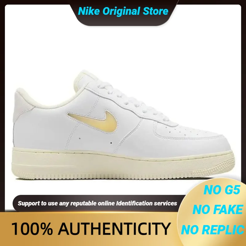  Nike Air Force 1 Low '07 Jewel Pale Vanilla Sneakers shoes DC8894-100 With Original Box