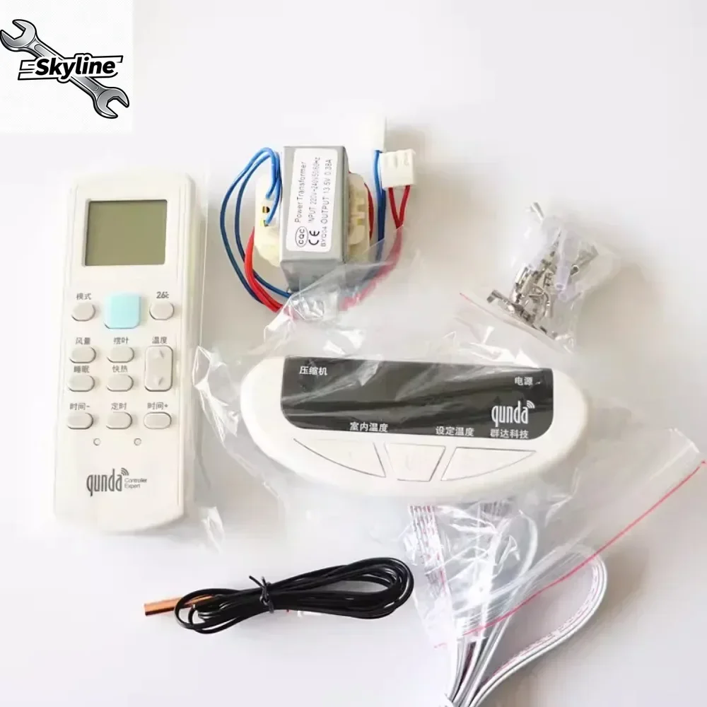 New Universal Control Board QD-U10A For   Air Conditioner Display PCB QD-U10A+ Panel Set Conditioning Repair Accessories