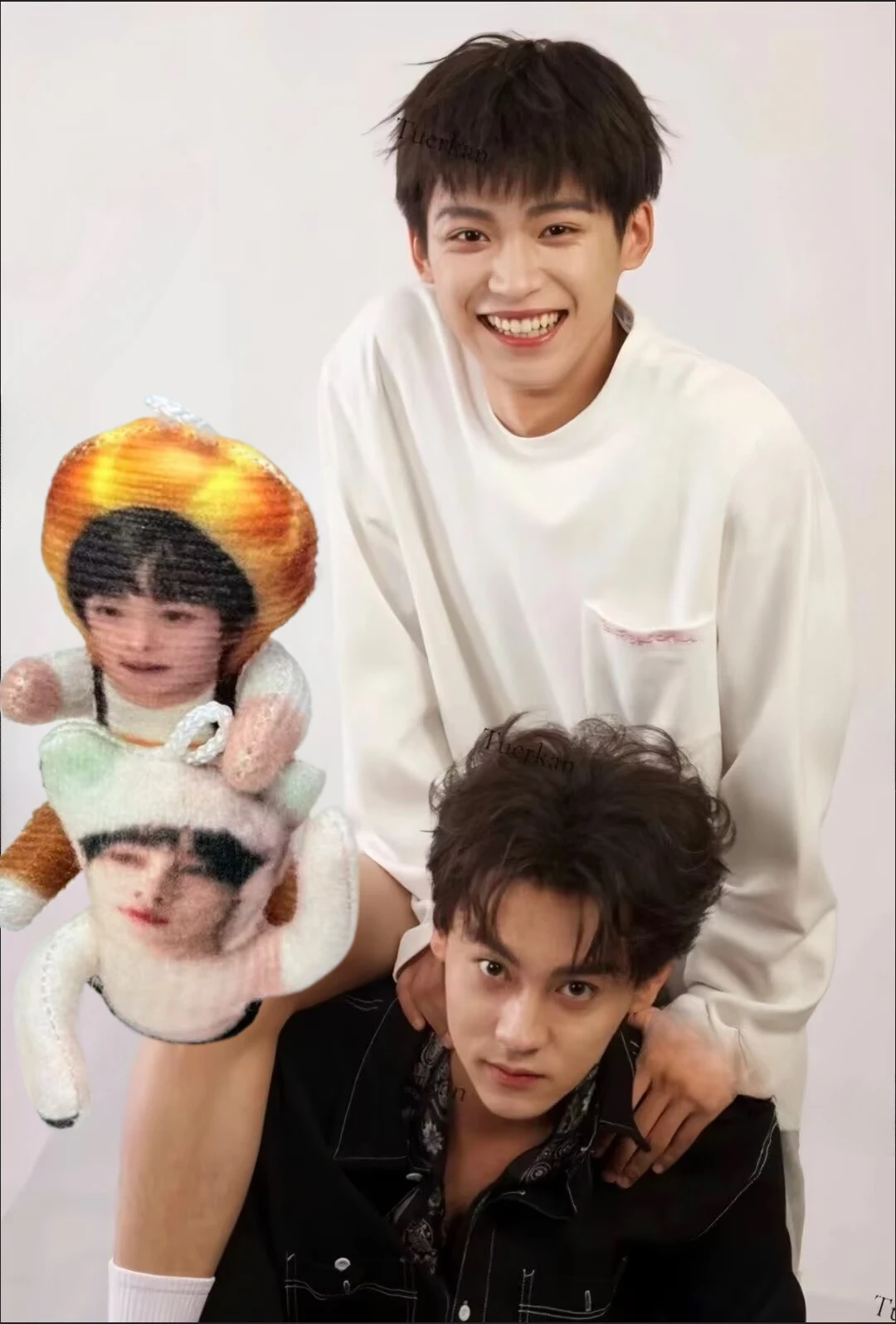 

Ziyu tian Xuning Abstract Mini Cute Milk Mouse Dry Doll Pendant with Skeleton and Concave Shape to Give as a Gift to Friends