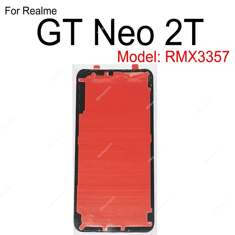 Klej do tylnej obudowy baterii Realme GT GT 2 Master Explorer GT Neo Flash 2 2T 3 3T Pro, naklejka na tylną obudowę baterii — zdjęcie produktu 5