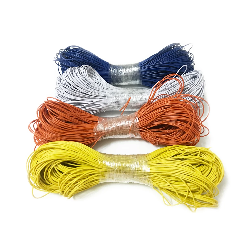 100M Vehicles Wire 24AWG PVC multicolor Environmental Electronic Wire Cable Can Mixed Color 7colors OD 1.4mm Tinned Copper Wire