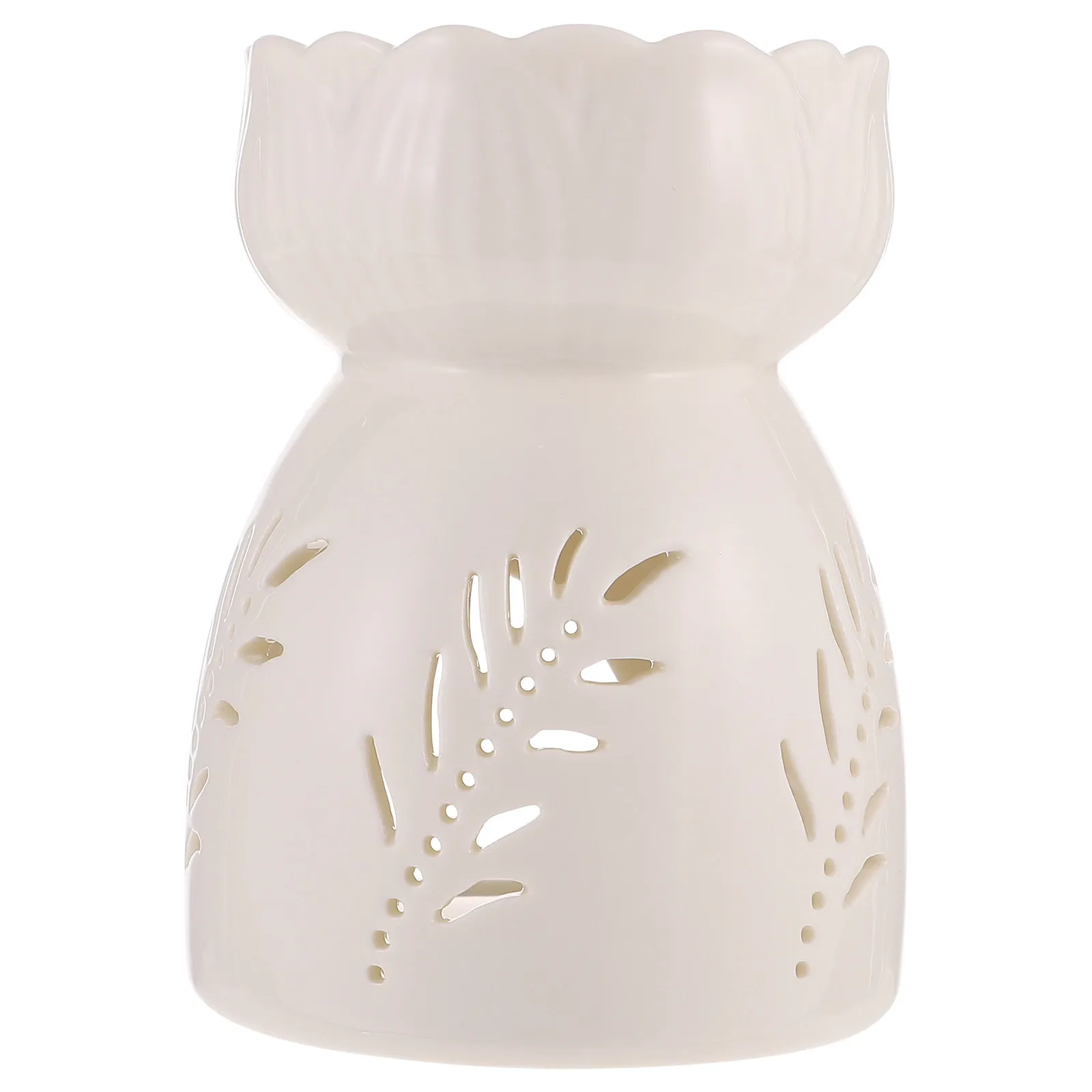 Ceramic Essential Oil Burner Aromatherapy Diffuser Tealight Scented Wax Melt Warmer Home Decor Serenity Room Office Decoration