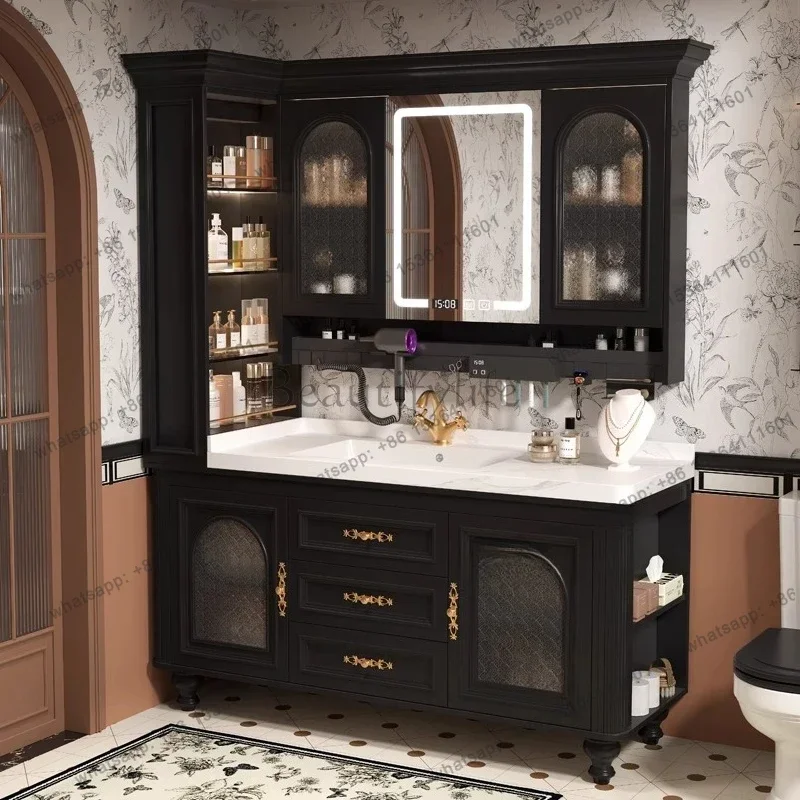 

D38.Decorations Organier Cupboard Storage Shelves Toilet Display Partitions Drawers Bathroom Cabinet Luxury Gabinete Home Furnit
