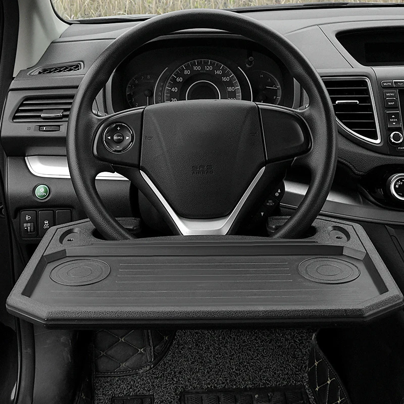 Universal Portable Car Table Steering Wheel Eat Work  Drink Coffee Goods Holder Tray Laptop Computer Desk Stand Seat