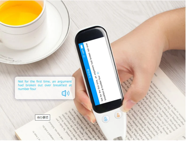 OEM-Custom Language Translator Pen Scanner, Scantalker, Examination Reader em espanhol, francês, árabe, inglês, japonês e coreano