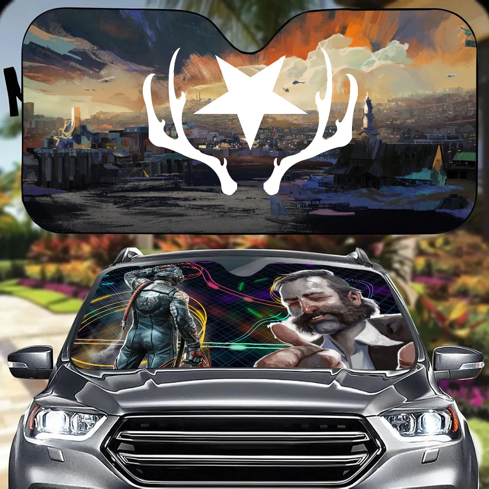 ديسكو الإليسيوم الصيف مظلة السيارات الزجاج الأمامي ظلة Sunblock العزل الحراري مظلة من الشمس قابل للسحب