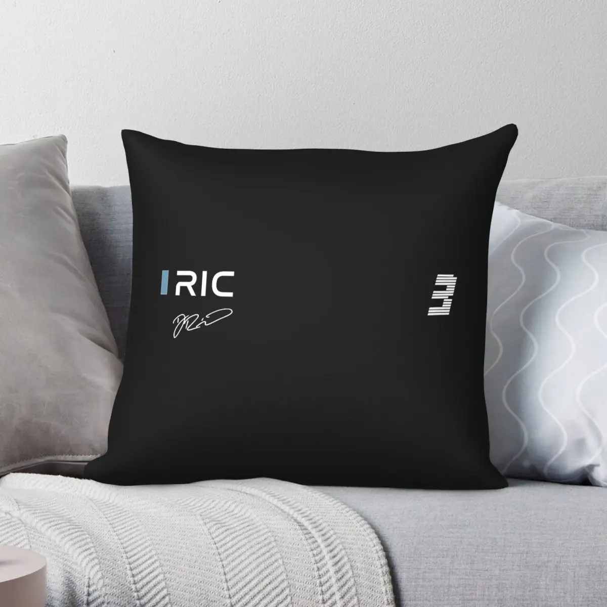 Daniel Ricciardo Racing Driver Pillowcase Polyester Linen Velvet Pattern Zip Decorative Throw Pillow Case Home Cushion Cover