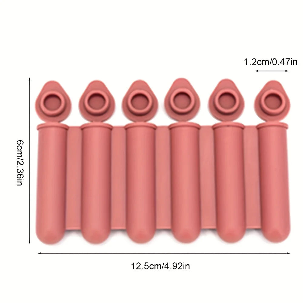 1pc 6-grids Mini Ice Bar Mold Silicone Ice Sticks Making Mould Beer Bottles Supplies