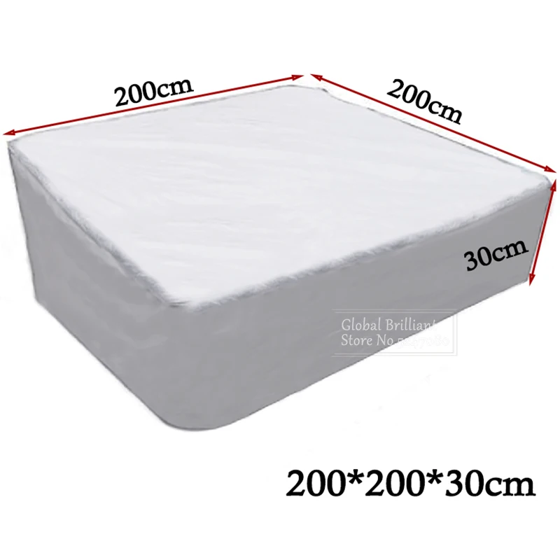 Universele 210D Oxford Vierkante Hot Tub Cover SPA Zwembad Badkuip Cover Waterdichte Zwembad Meubelbeschermer Stofkap