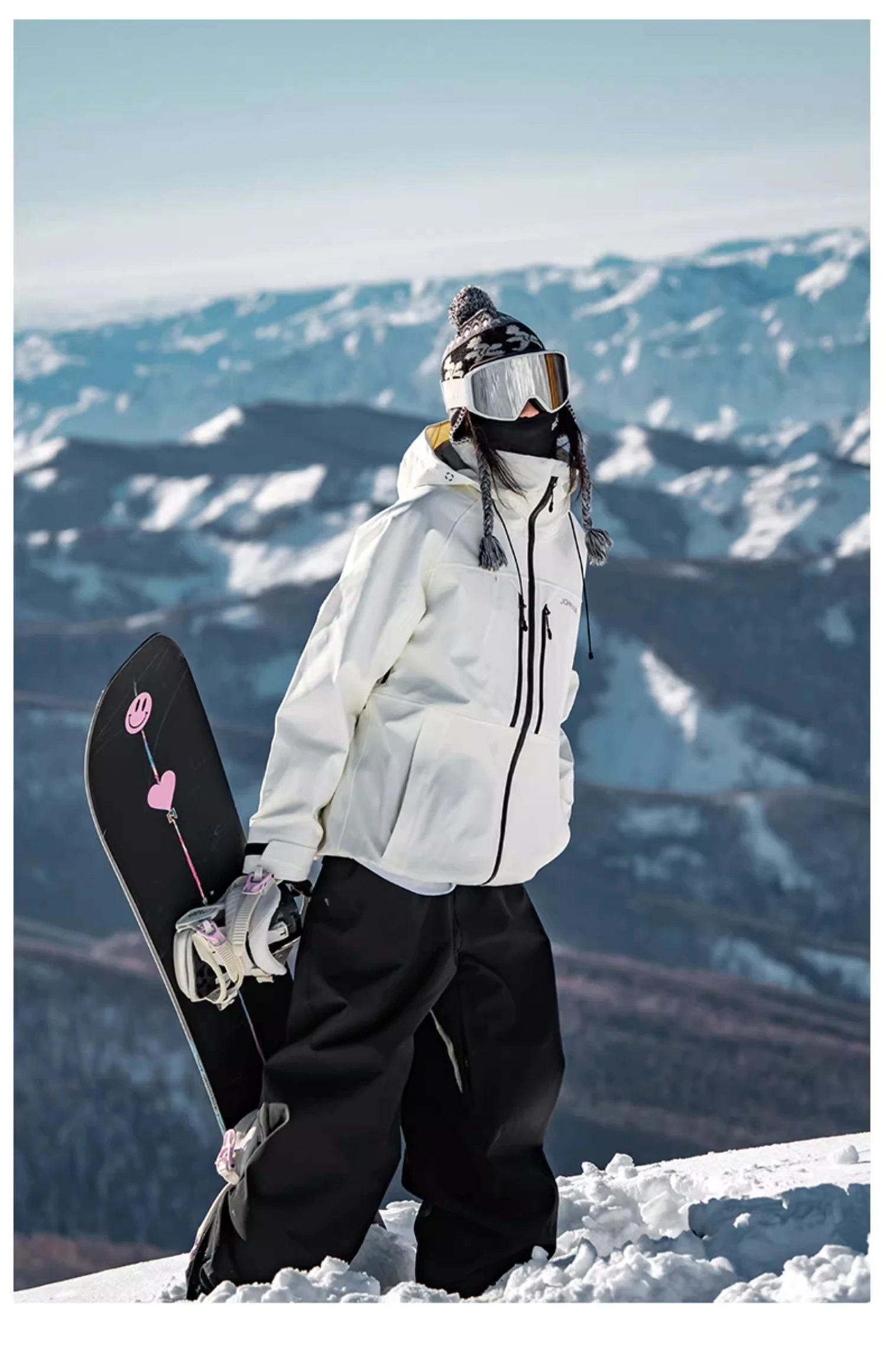 John Snow 2026 Neue Winter-Skijacke für Damen und Herren, Atmungsaktive Wasserdichte Snowboard-Bekleidung, Outdoor-Sport-Wärmejacke – Detail 12