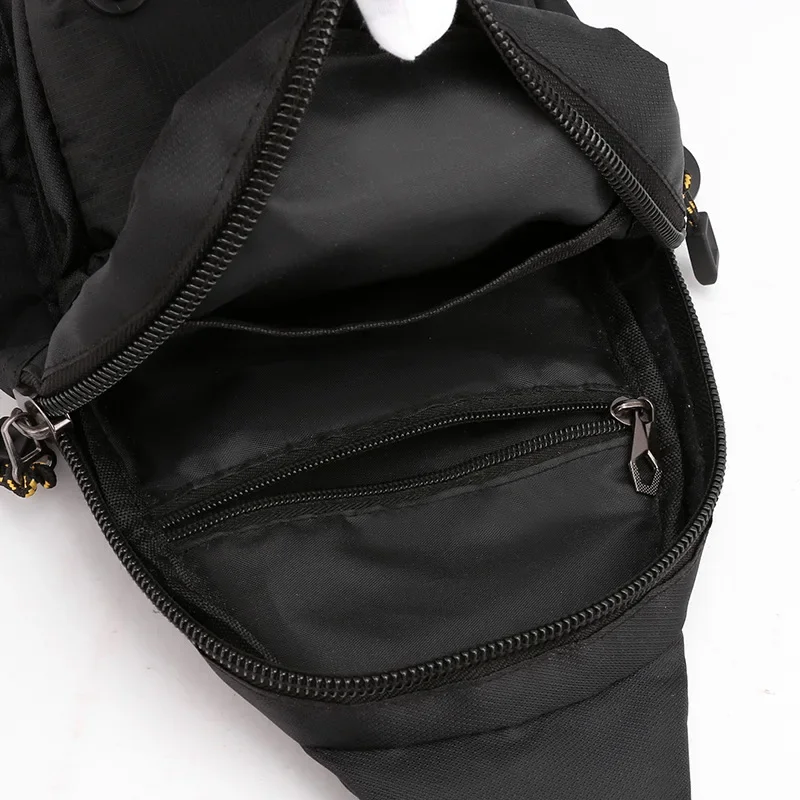 Men Shoulder Chest Pack Cross Body Bag Waterproof Nylon Trip 2024 New Casual Designer Male Messenger Small Sling Backpack Bags