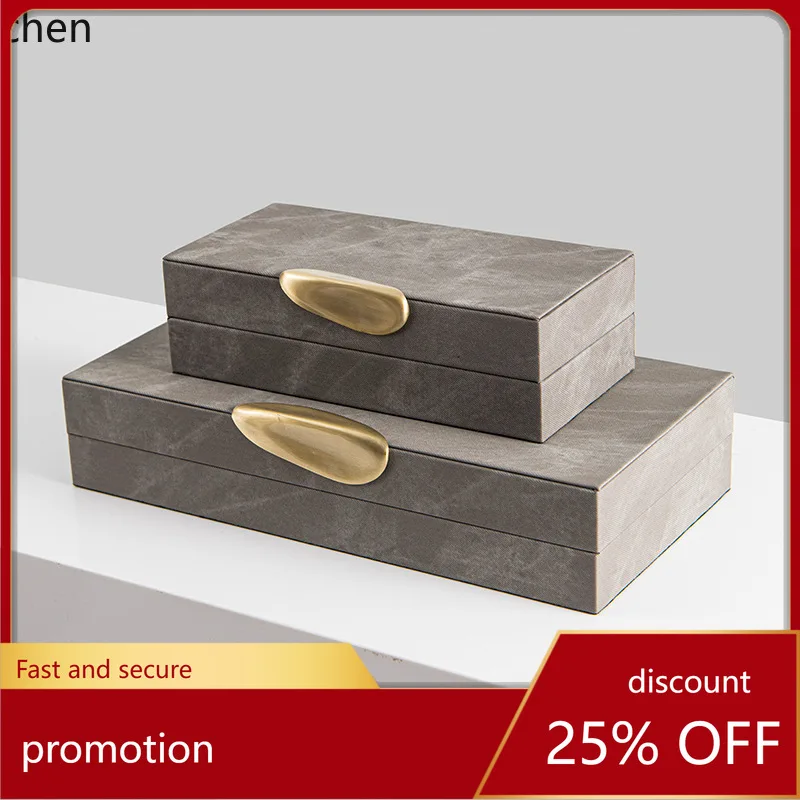 

HT Furniture Store Window Soft Decorations Box Home New Classical Jewelry Box Cloakroom Model Room Ornaments