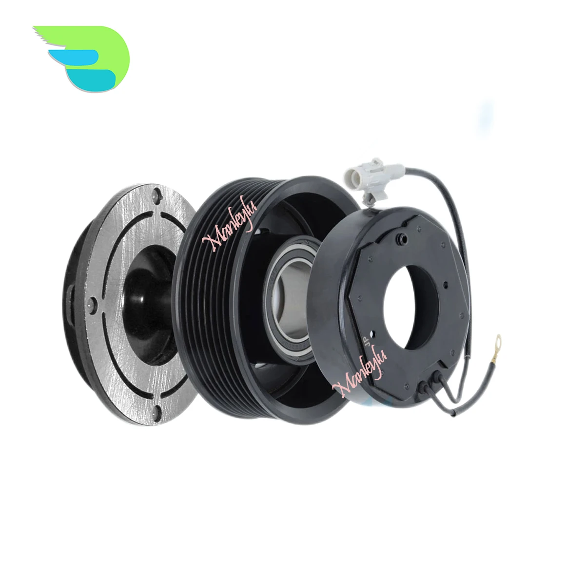 

AC A/C Air Compressor Clutch Pulley For BMW X5 X6 F22 F87 M2 N55 235 335I F30 535I F10 740I F01 35I F15 64509196891 64506805072