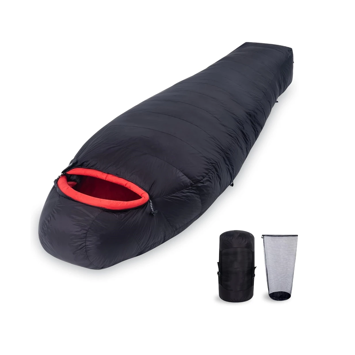 

660 Fill Power Down Sleeping Bag for Cold Weather Large Lightweight Mummy Sleeping Bag for Adults
