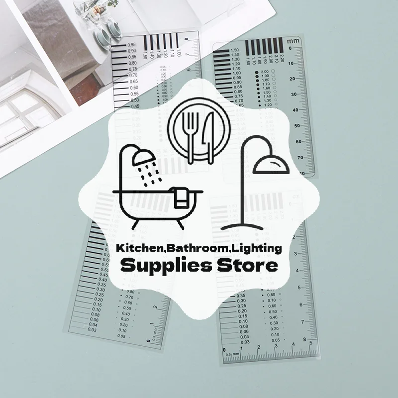 Measuring Pass Badge Gauge Stain Card Point Gauge Wire Gauge Transparent Film Ruler Welding Gage Stain Crack Contrast Ruler