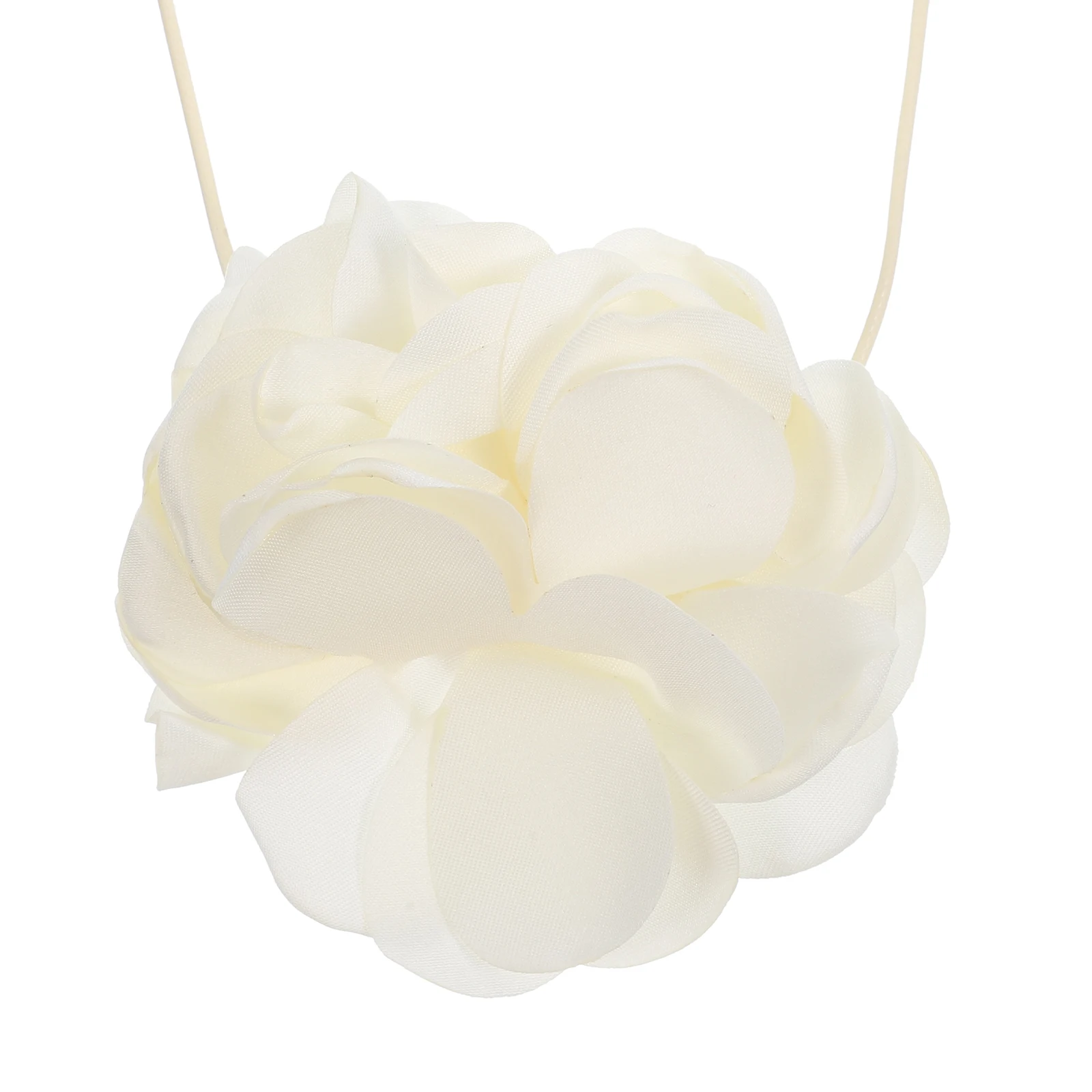 

Flower Necklace Choker Necklaces for Woman Women Trendy Xiaoxiang Accessory Cloth