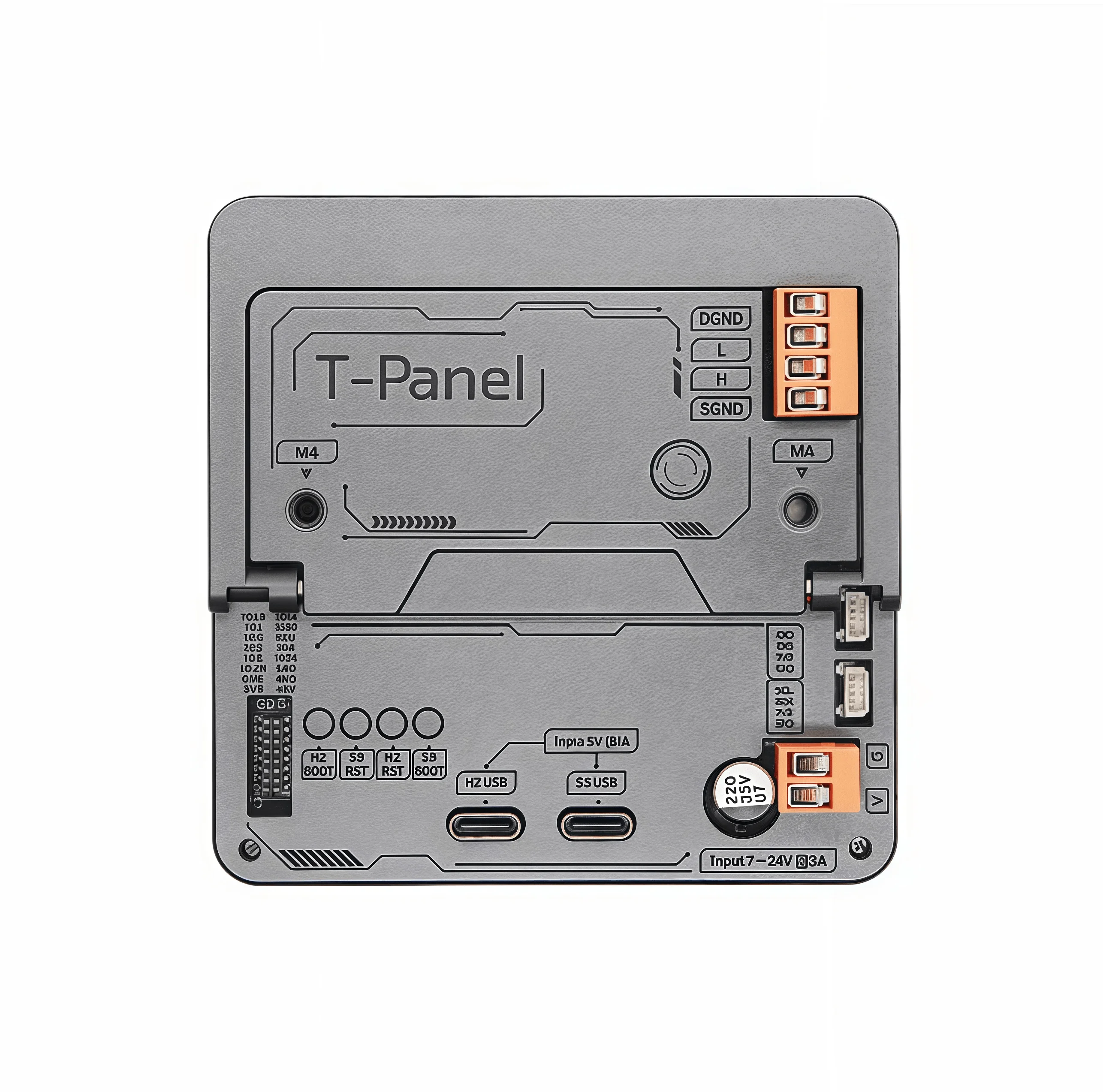 LILYGO® T-Panel S3 ESP32-S3+ESP32-H2+RS485/CAN Programmable Development Board