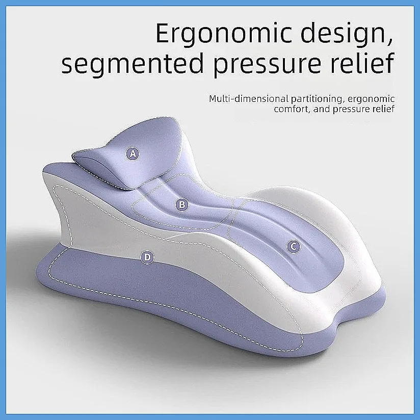 Memory Foam Bed Wedge Pillow Anti Snoring Acid Reflux Relief Neck Back Leg Pain Support for Reading Sleeping Post