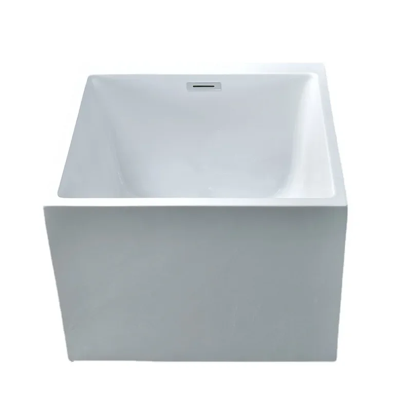 Square acrylic independent double tank, deepen, increase and deepen hotel bed and breakfast bathtub 1.1-1.5m