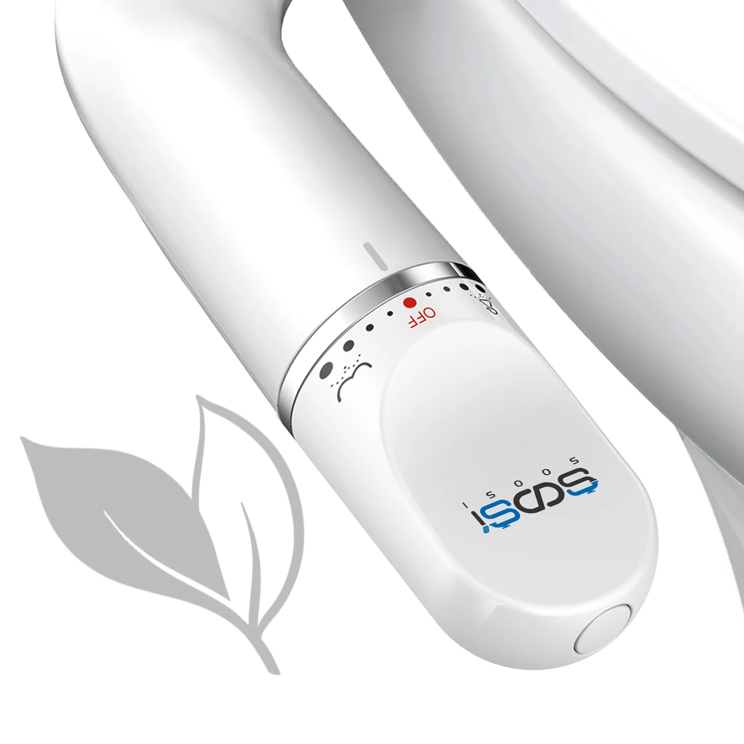 

SOOSI сиденье для унитаза, насадка для биде, ультратонкая двойная насадка, регулируемое давление воды, неэлектрический распылитель для задницы