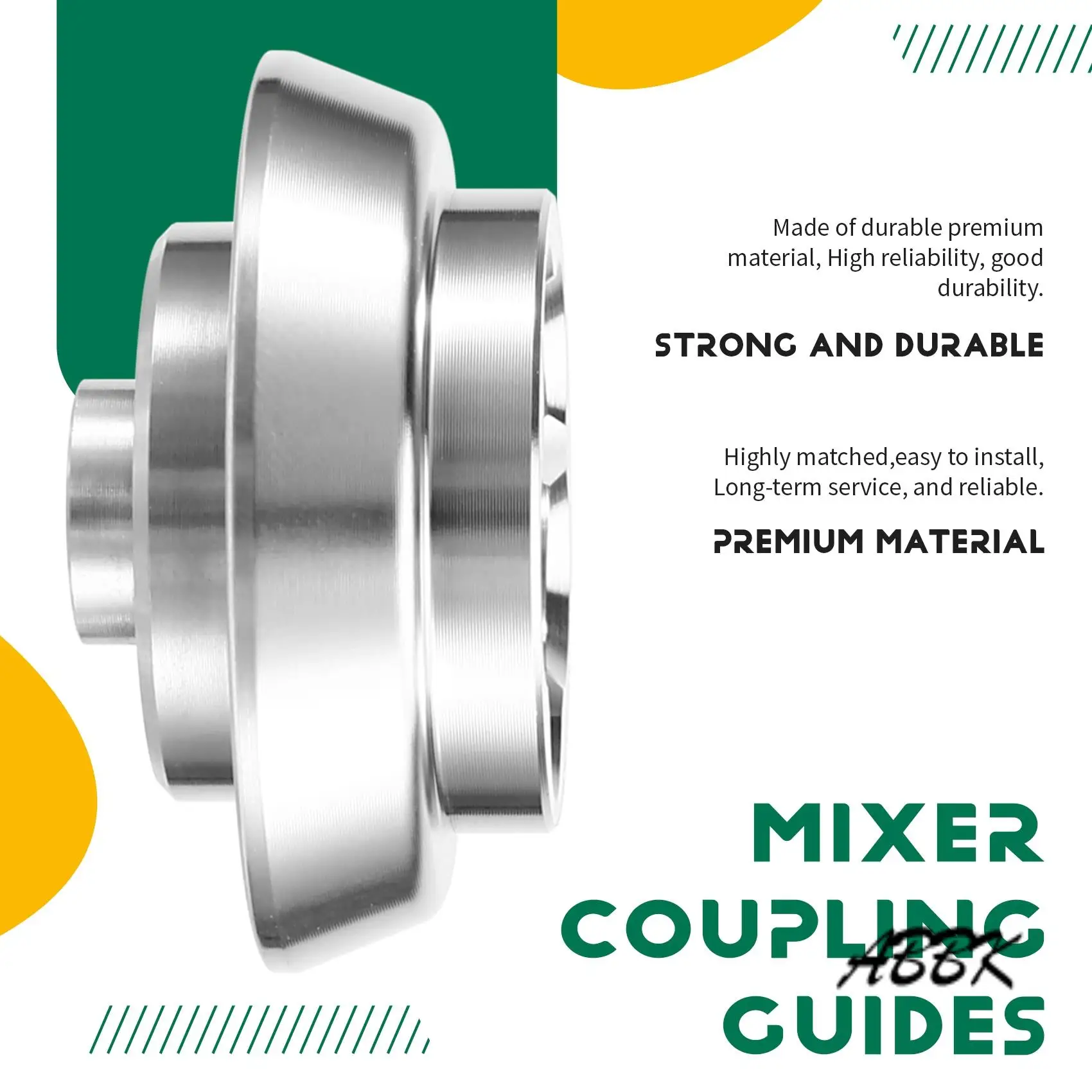 ABBK-ミキサー カップリング ガイド カップリング シャフト コネクタ Formonsieur Cuisine Connect & Smartt ミキサー MCC-5 歯付きナイフ