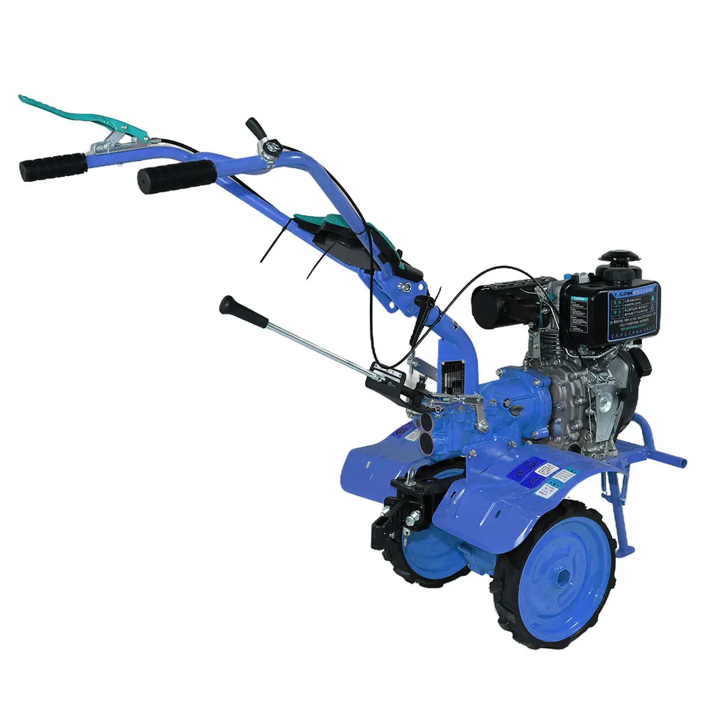 Dinking 5 hand Tractor Farm Mini  Motocultor Power Tiller Two Wheel Walking Tractors, TL1WGCZ4.05-105