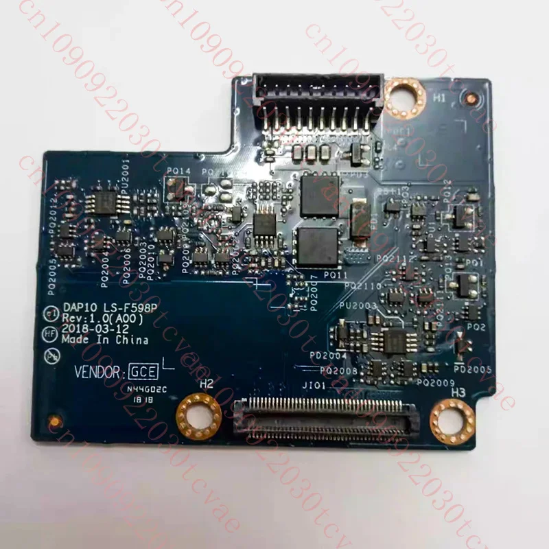 

LS-F598P 07MYRK оригинальный для Dell Precision 7530 7540 M7530 разъем батареи печатная плата 7MYRK высокое качество быстрая доставка