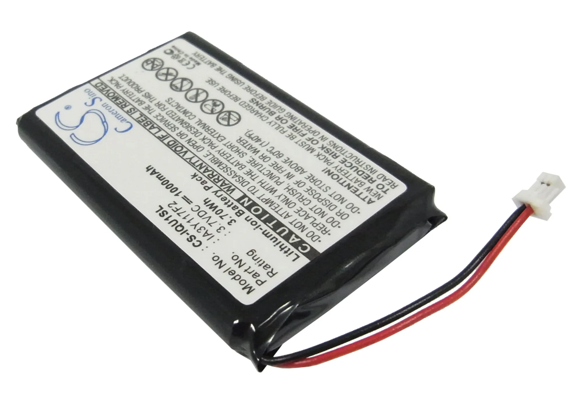 Cameron Sino 1000mAh Battery IA3Y117F2 for Garmin Quest