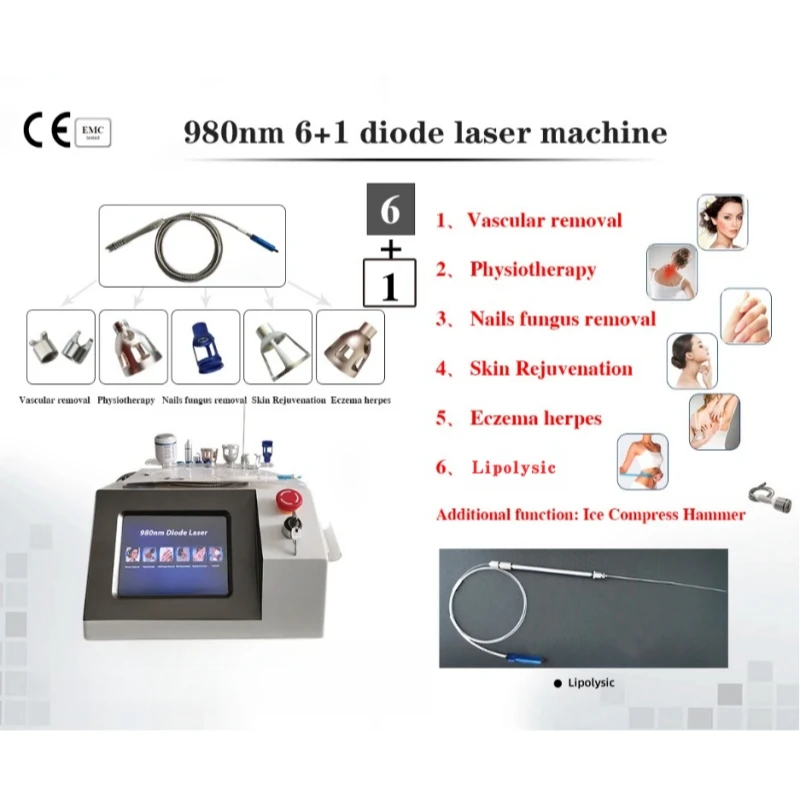 

Factory Price 1470nm 980nm Diode Laser Equipment Laser Face Laser Lipolysis Vein Blood Vessels Removal Machine