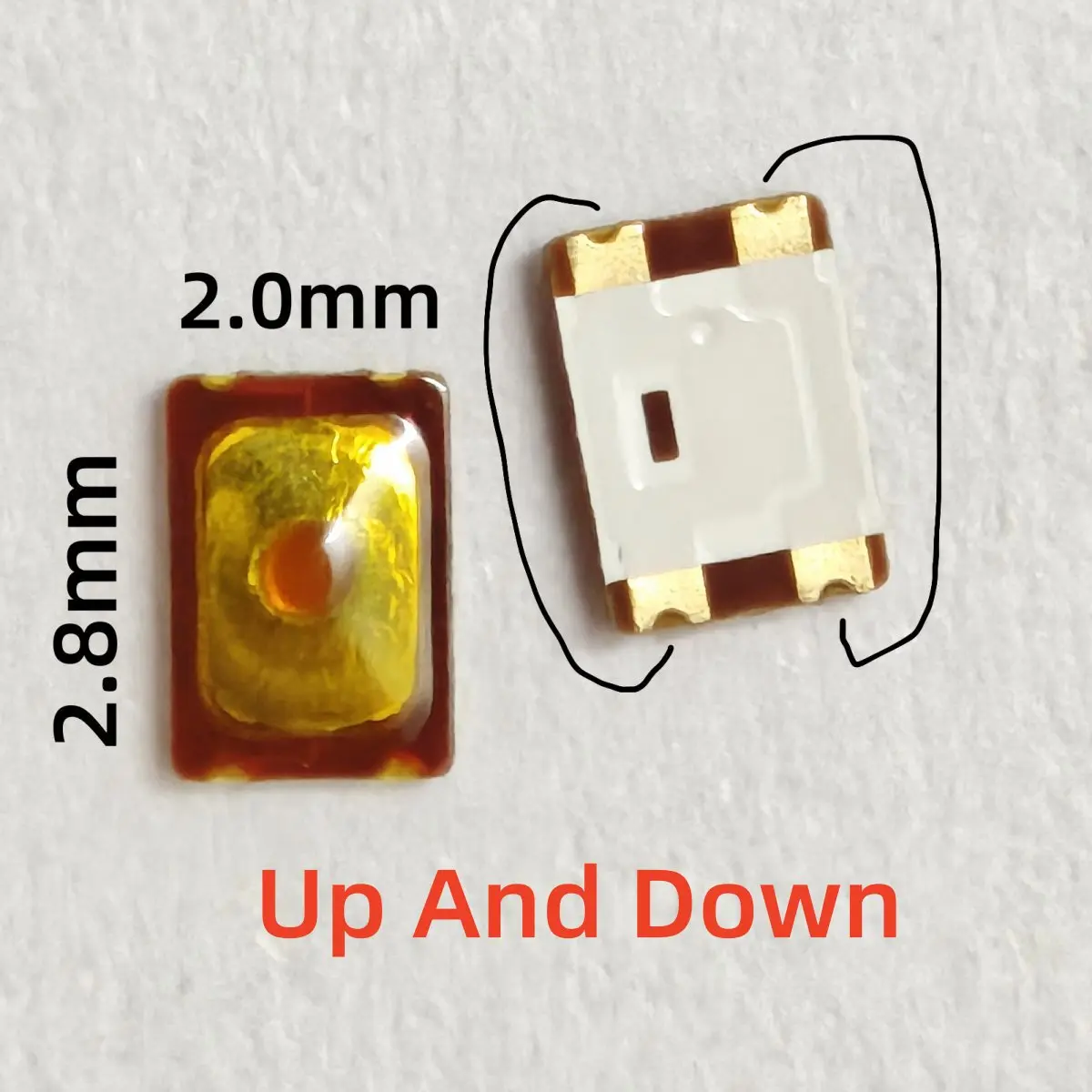 100pcs For OPPO Realme Huawei Power Volume 4 Pin Micro Switch Botton On Off Inner Button Control Replacement Parts