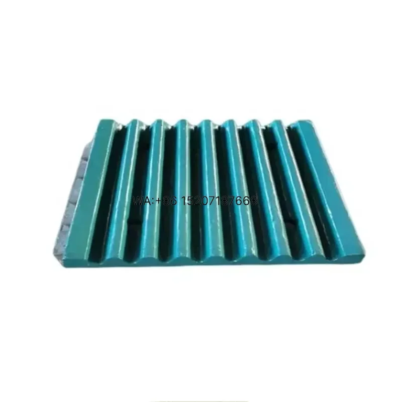 Wmwmnu Mining Jaw Crusher Wear Parts Fixed and Movable Jaw Plate for C160 C200 Mn18Cr2 High Manganese Steel OEM Quality